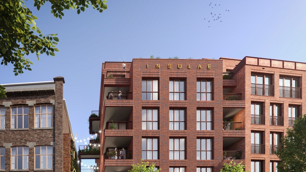 Impressie Via Insulae met mensen op de voorgrond