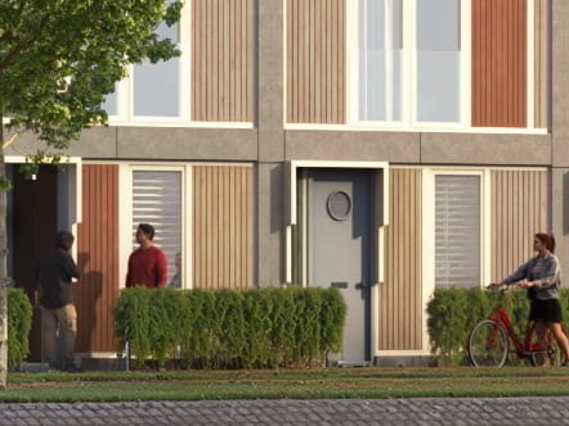 Impressie woningen het Heij